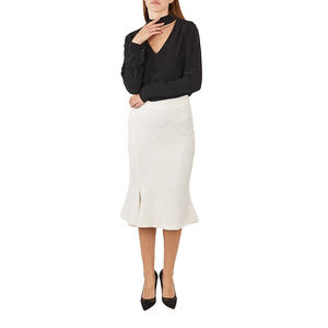 Network Skirt Women White